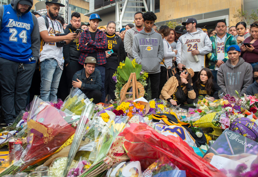 Thousands Mourn Lakers Legend Kobe Bryant