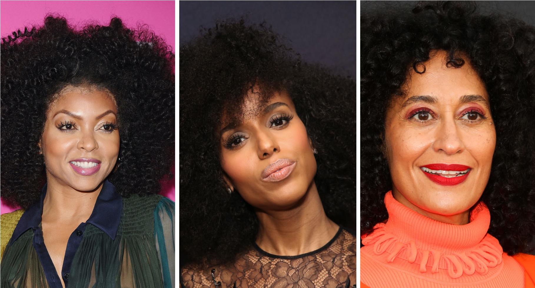 Celebrities with Natural Hair