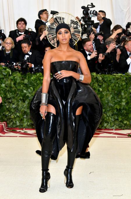 Solange Knowles at the Heavenly Bodies: Fashion and The Catholic Imagination Costume Institute Gala, 2018