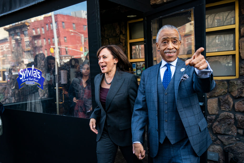 Democratic Presidential Candidate Sen. Kamala Harris Meets With Civil Rights Leader Al Sharpton In New York City