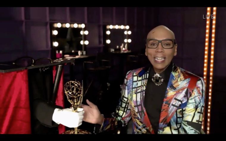 RuPaul Dedicates His Emmy Award to "Drag Race" Star Chi Chi Devayne, 2020 Emmys