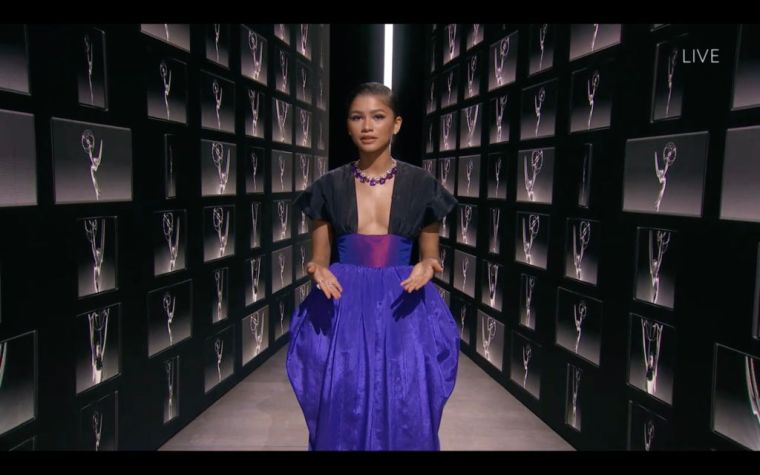 Zendaya at the 2020 Emmys