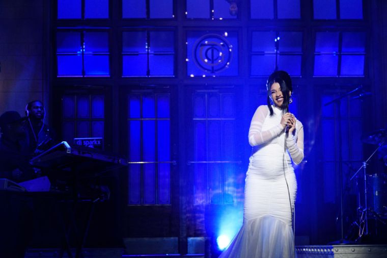 Cardi B Announcing Her Pregnancy on 'Saturday Night Live' 2018