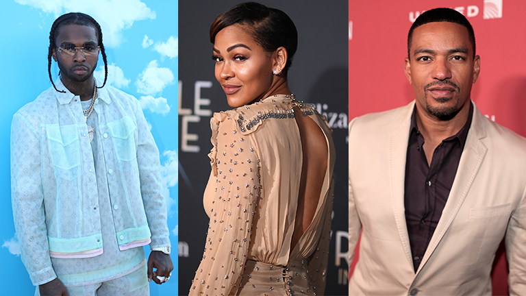 Pop Smoke, Meagan Good, Laz Alonso Featured Image