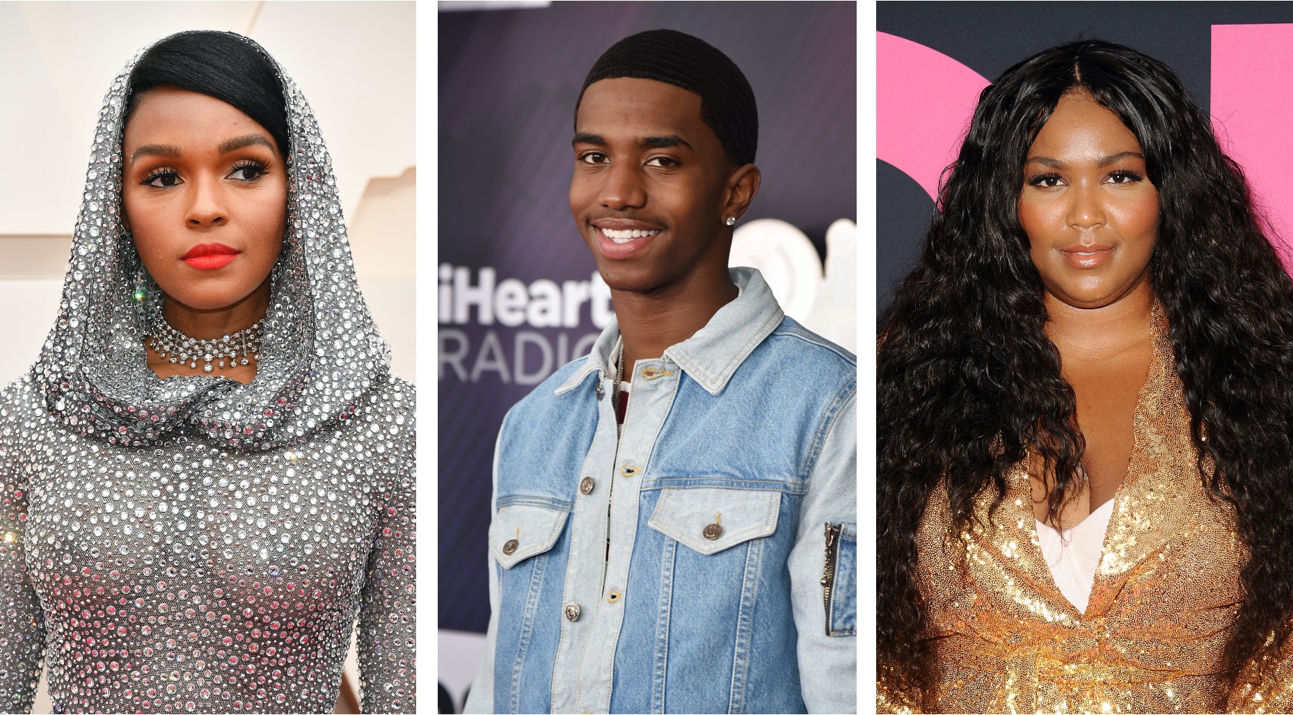 Collage Image of Janelle Monae, Christian Combs, Lizzo, and Cynthia Bailey
