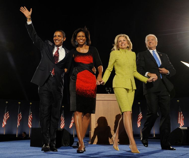 Obama and Biden and Their First Ladies