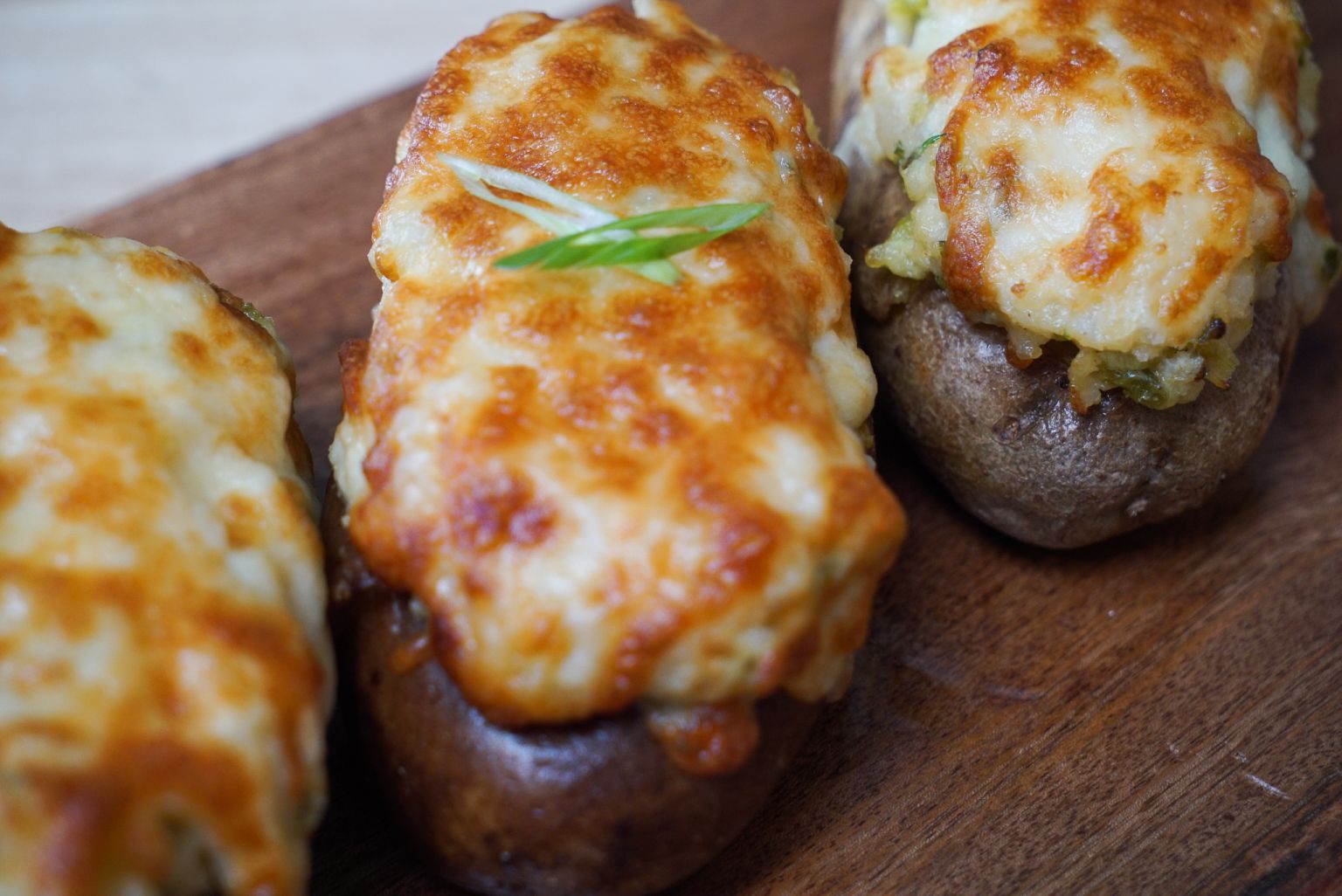 Smoked Gouda Twice Baked Potatoes Recipe CLEO TV