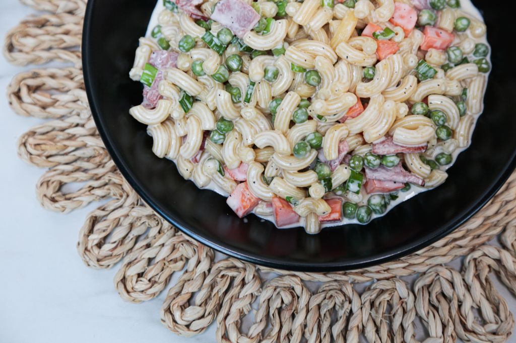 Hawaiian Inspired Macaroni Salad