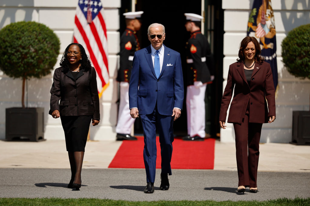 President Biden Delivers Remarks On Ketanji Brown Jackson's Confirmation To Supreme Court