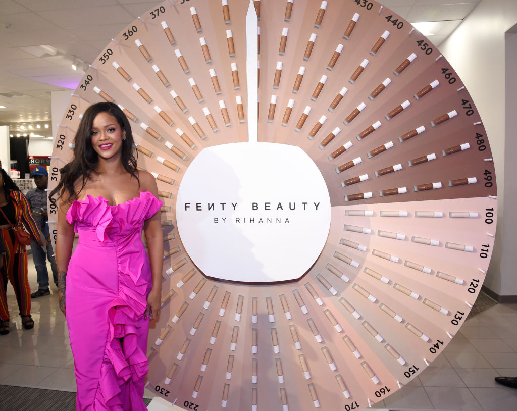Rihanna Celebrates Fenty Beauty's 1-Year Anniversary At Sephora Inside JCPenney