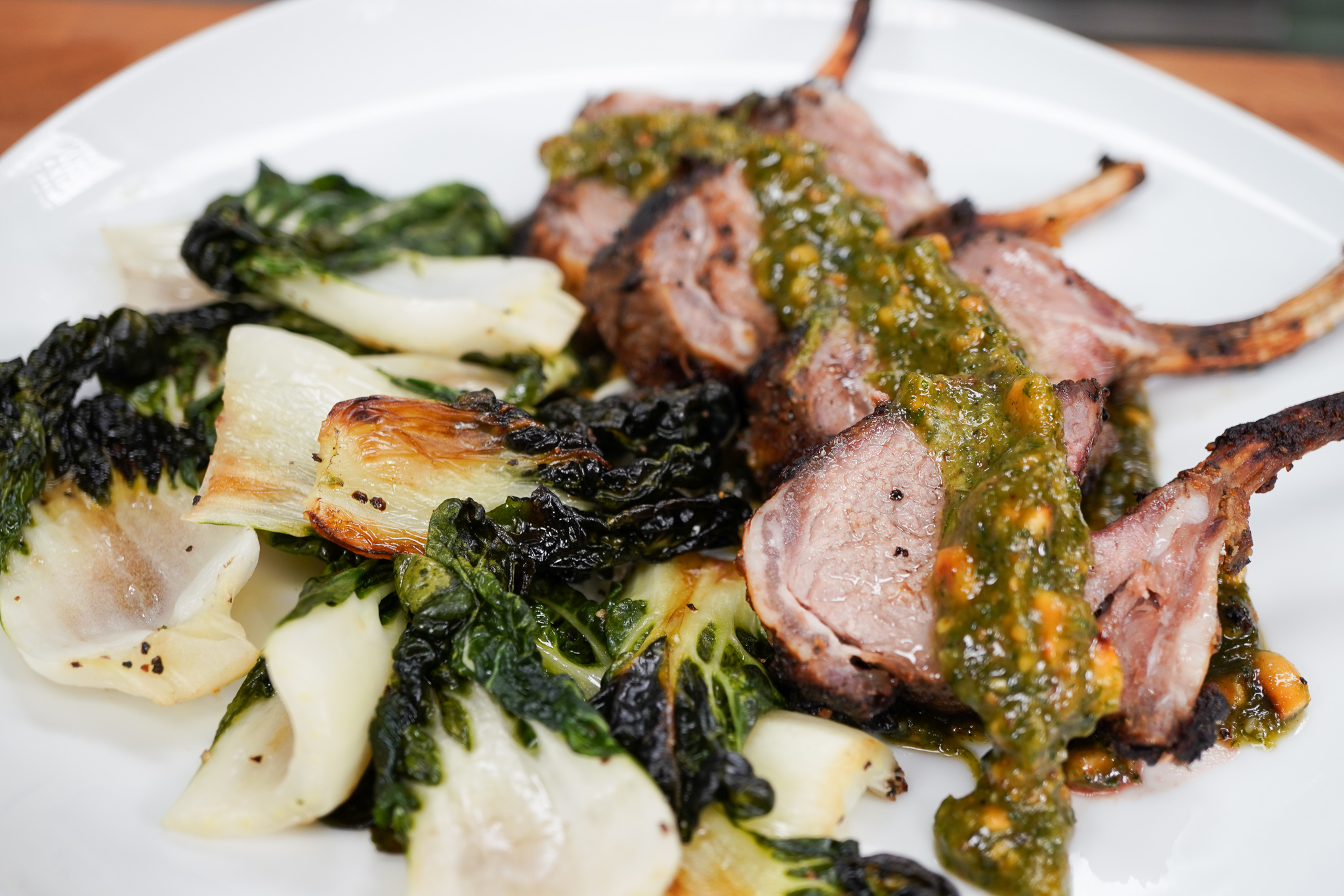 Rack of Lamb with Garlic Pesto | Global Gourmet
