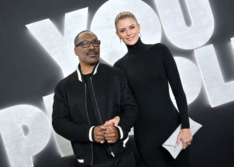 Eddie Murphy and Fiancée Paige Butcher at the Los Angeles Premiere of Netflix's "You People"