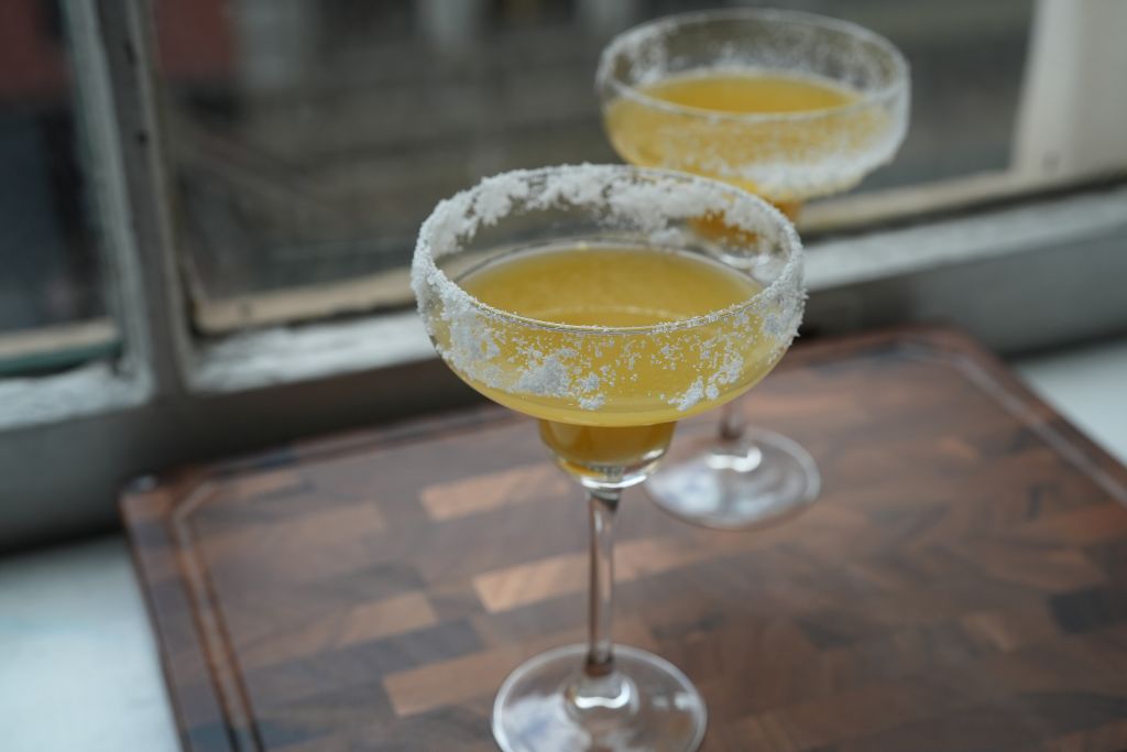 Spicy Cantaloupe Margaritas
