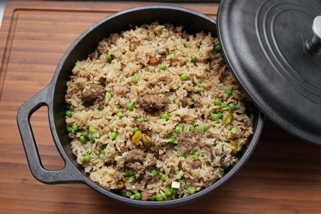 Cinnamon Spiced Lamb Rice