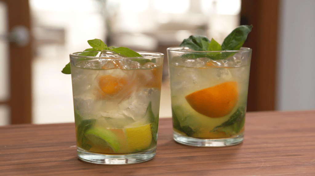 Just Eats 524 - Basil, lemon, Tangerine Mojito recipe