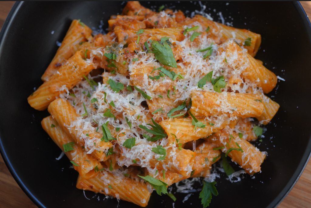 Spicy Rigatoni Sausage recipe, Just Eats with Chef JJ