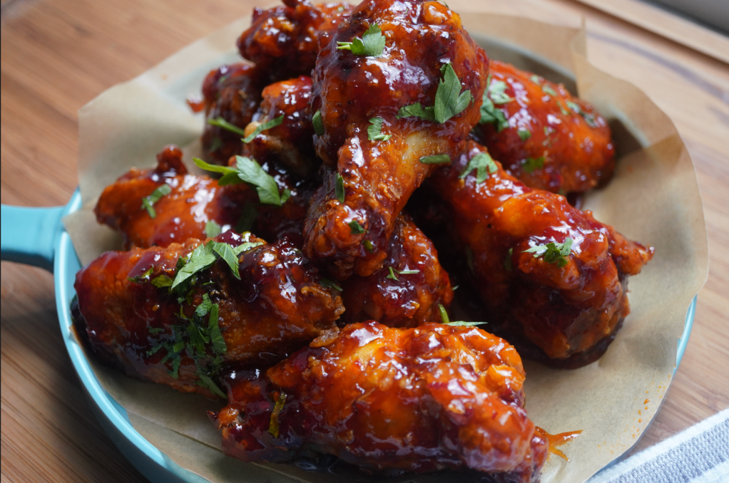 Spicy Apricot, Soy and Ginger Wings recipe, Just Eats with Chef JJ