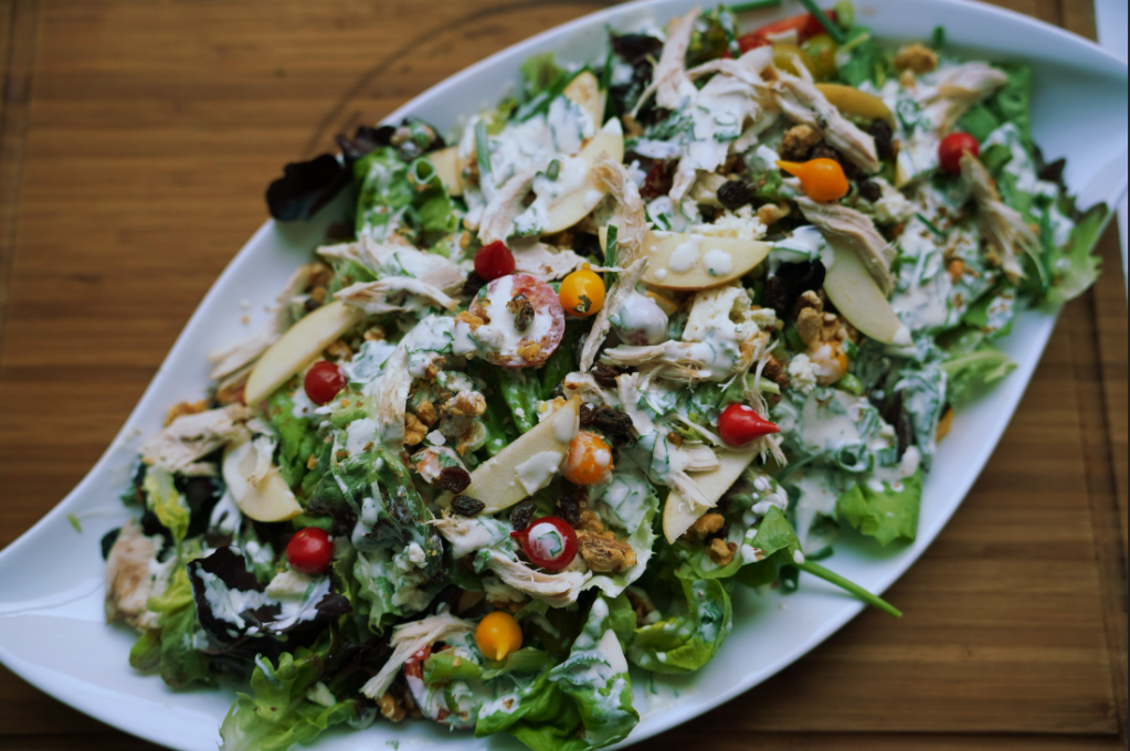 Farmer’s Market Salad with a Buttermilk and Herb Dressing Recipe, Just Eats ep. 531