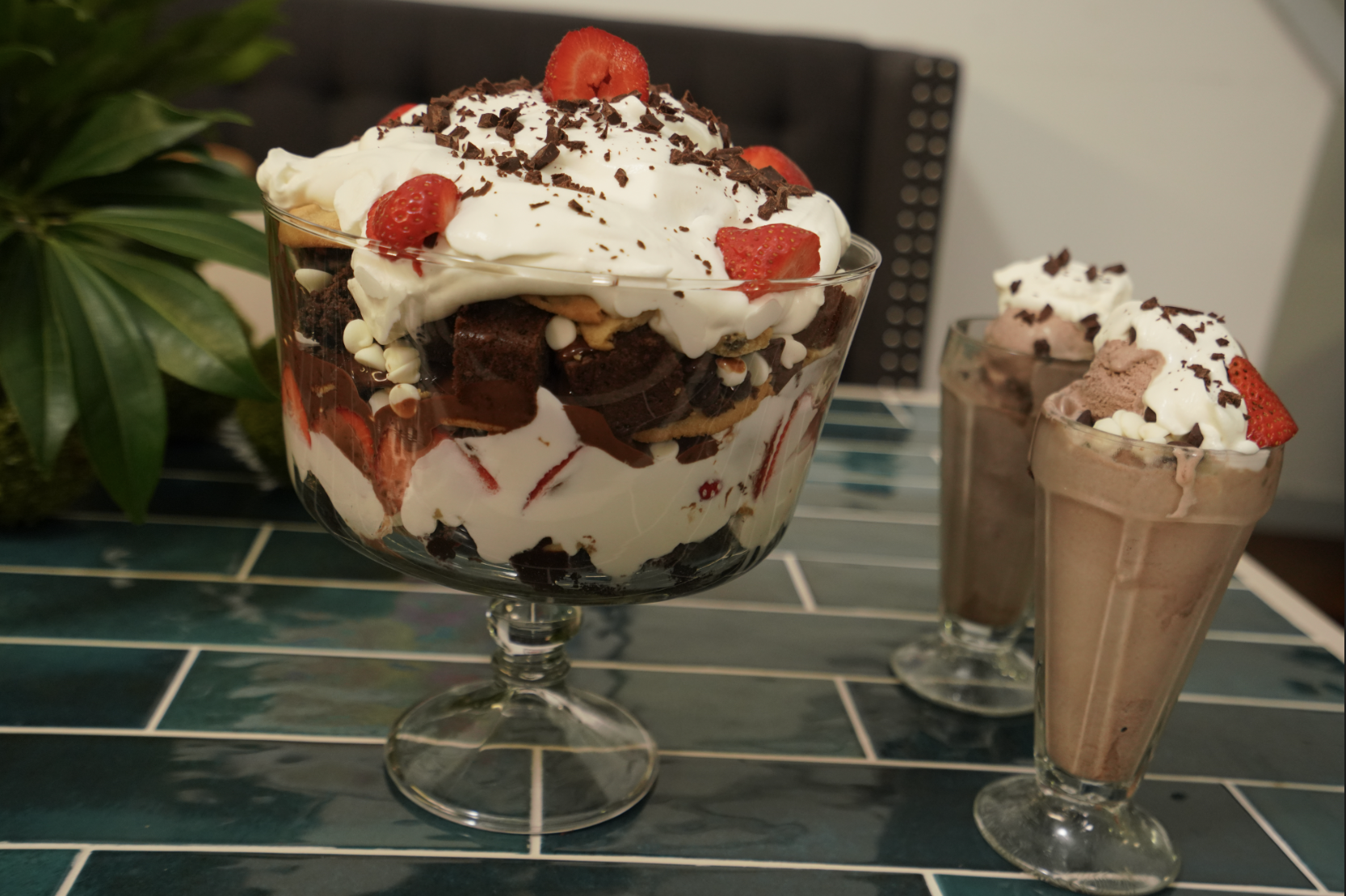 Chocolatey Trifle recipe, Living By Design 333