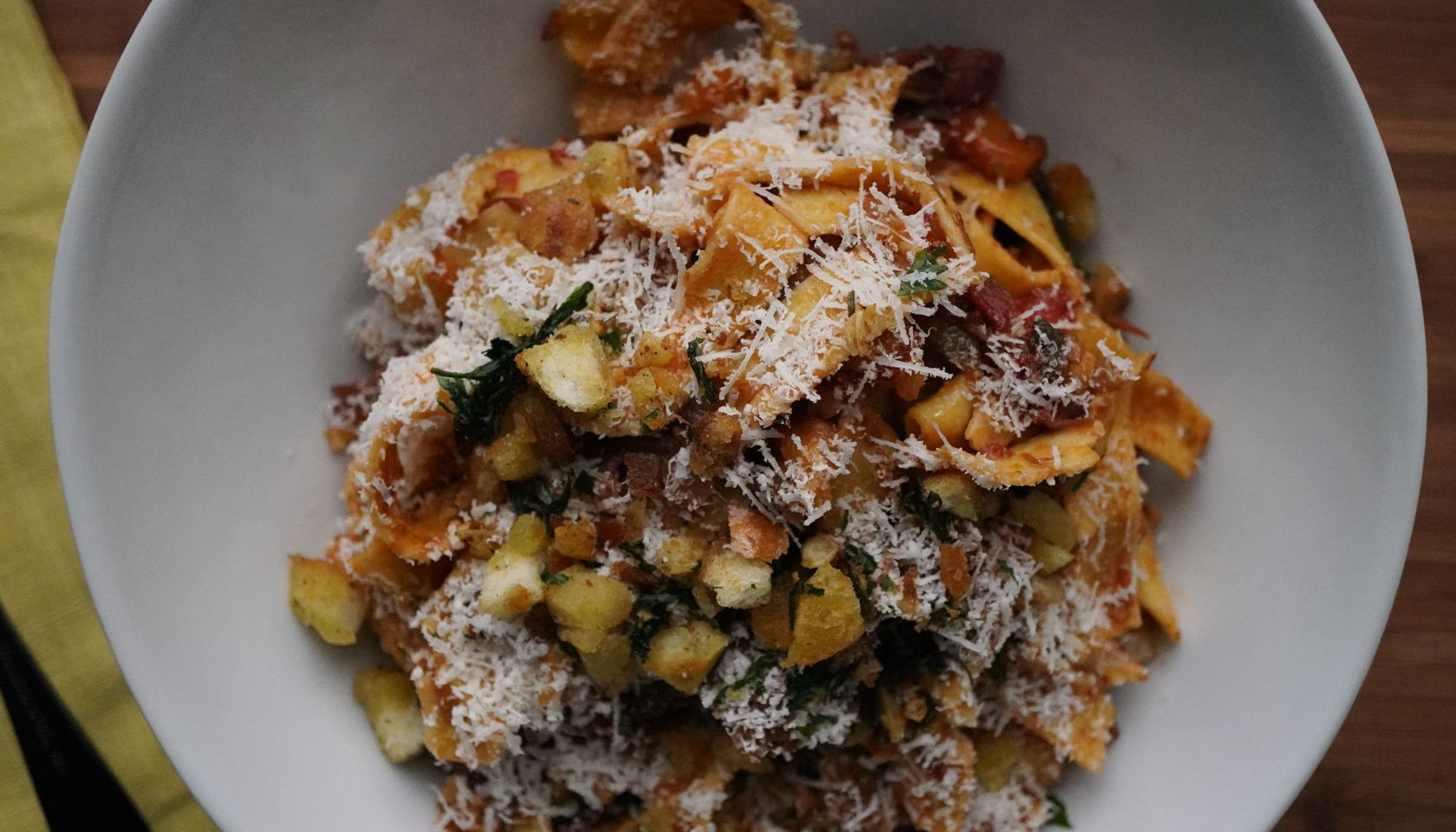 Turkey Neck Bone Ragout with Paradelle