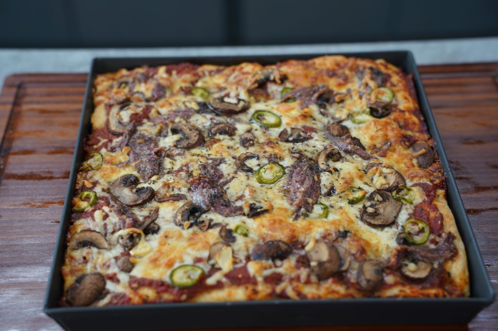 Sicilian Style Deep Dish Pizza