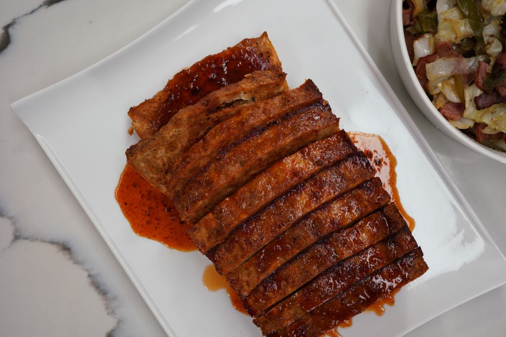 Turkey Meatloaf with Agave Glaze