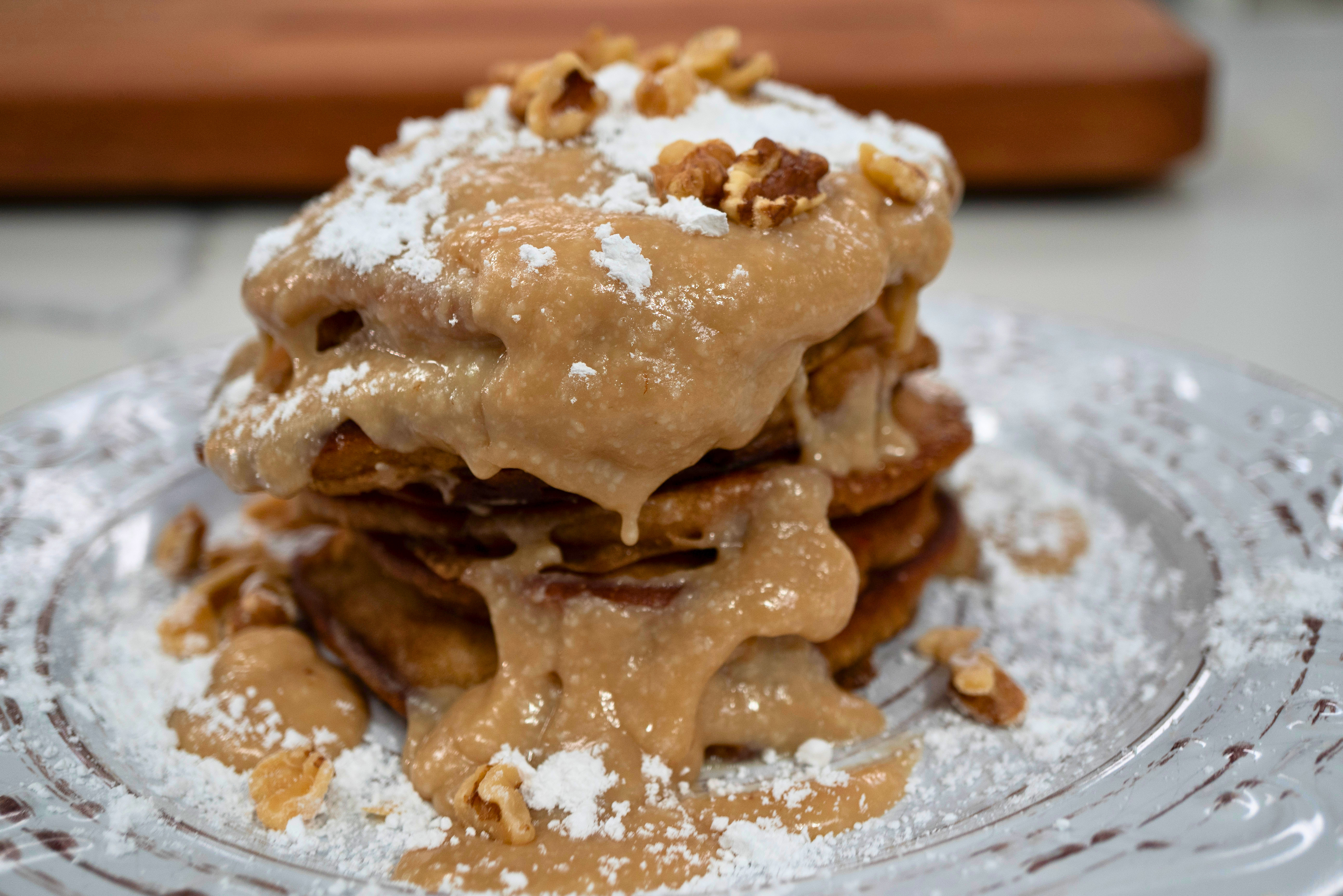 Carrot Cake Pancakes | New Soul Kitchen